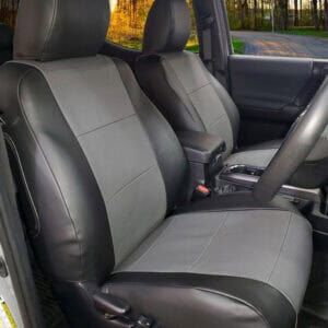 faux leather retro weave- custom seat covers- caltrend