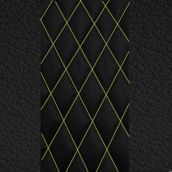 Black w/ Yellow Stitching