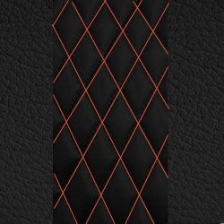 Black w/ Orange Stitching