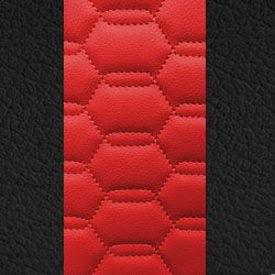 Black w/ Red