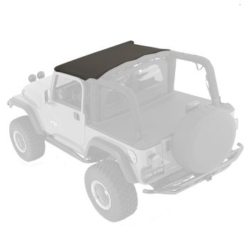 Sierra Offroad Sun Top for Jeep Wrangler TJ 1997-2006, Diamond Vinyl, Khaki