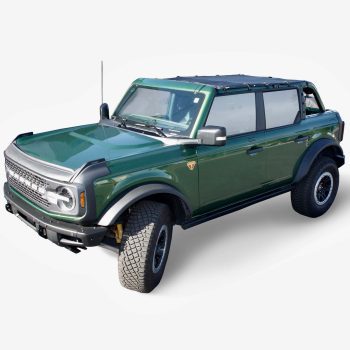 Sierra Offroad Bimini Sunshade Top for 2021 to 2025 Ford Bronco - Black, Vinyl - 4 Door Sun Shade Factory Precision Fit Replacement - Base, Big Bend, Outer Bank Models - Perfect for Outdoor Adventures