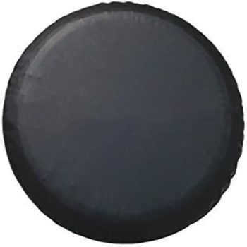 Sierra Offroad Tire Cover, Universal Fit 36"-37", Denim Vinyl, Black
