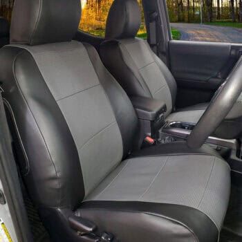 faux leather retro weave- custom seat covers- caltrend