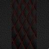 Black w/ Red Stitching