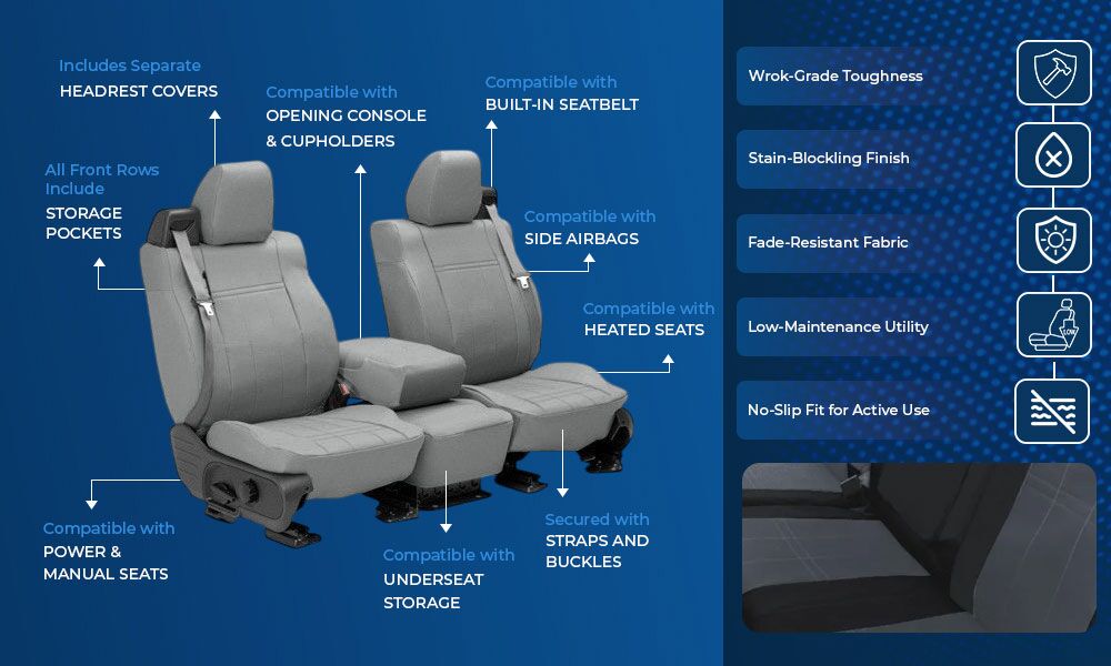CalTrend DuraPlus Seat Covers – Unmatched Strength & Protection